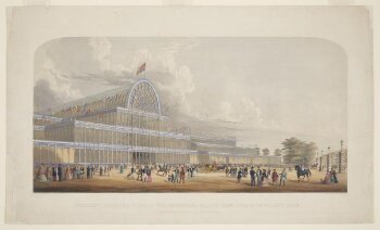 External View of the Transept of the Crystal Palace from the Prince of Wales Gate