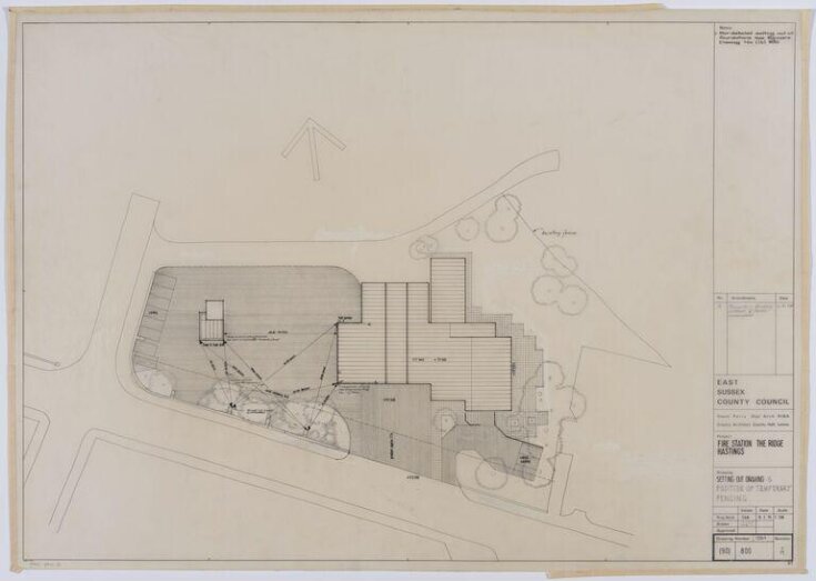 Architectural drawing of The Ridge Fire Station Catherine (Kate