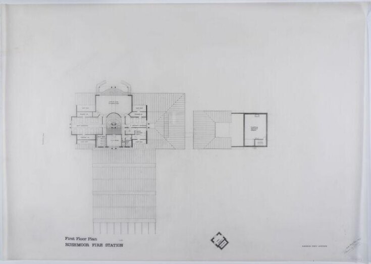 Architectural drawing of Rushmoor Fire Station | Catherine (Kate ...