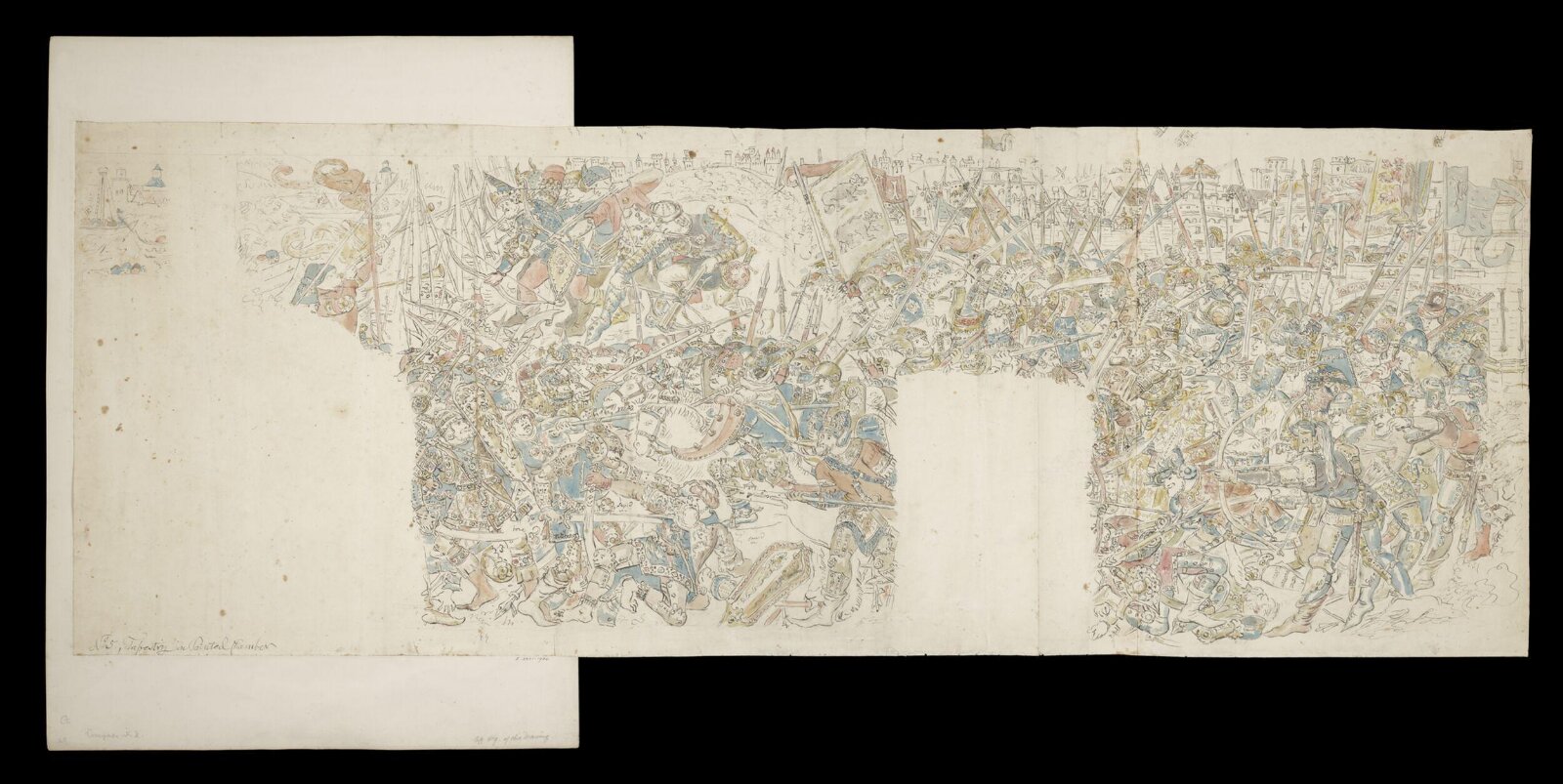 No 5 tapestry in Painted Chamber, John Carter, ca. 1790-1810