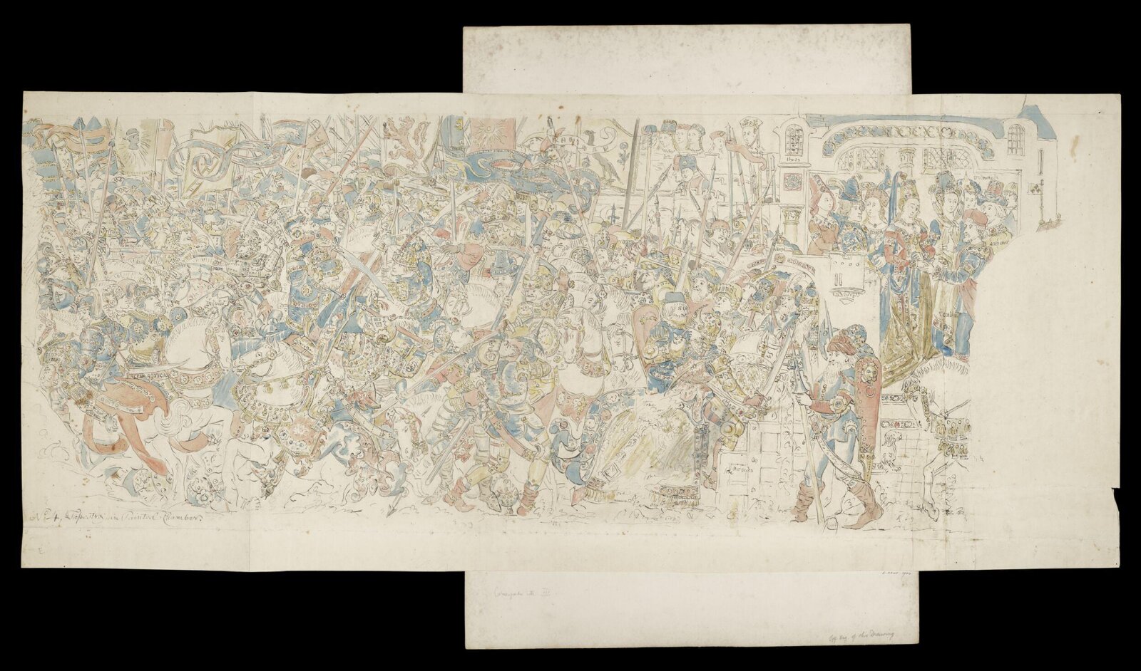 No. 4 Tapestry in Painted Chamber, John Carter, ca. 1790-1810