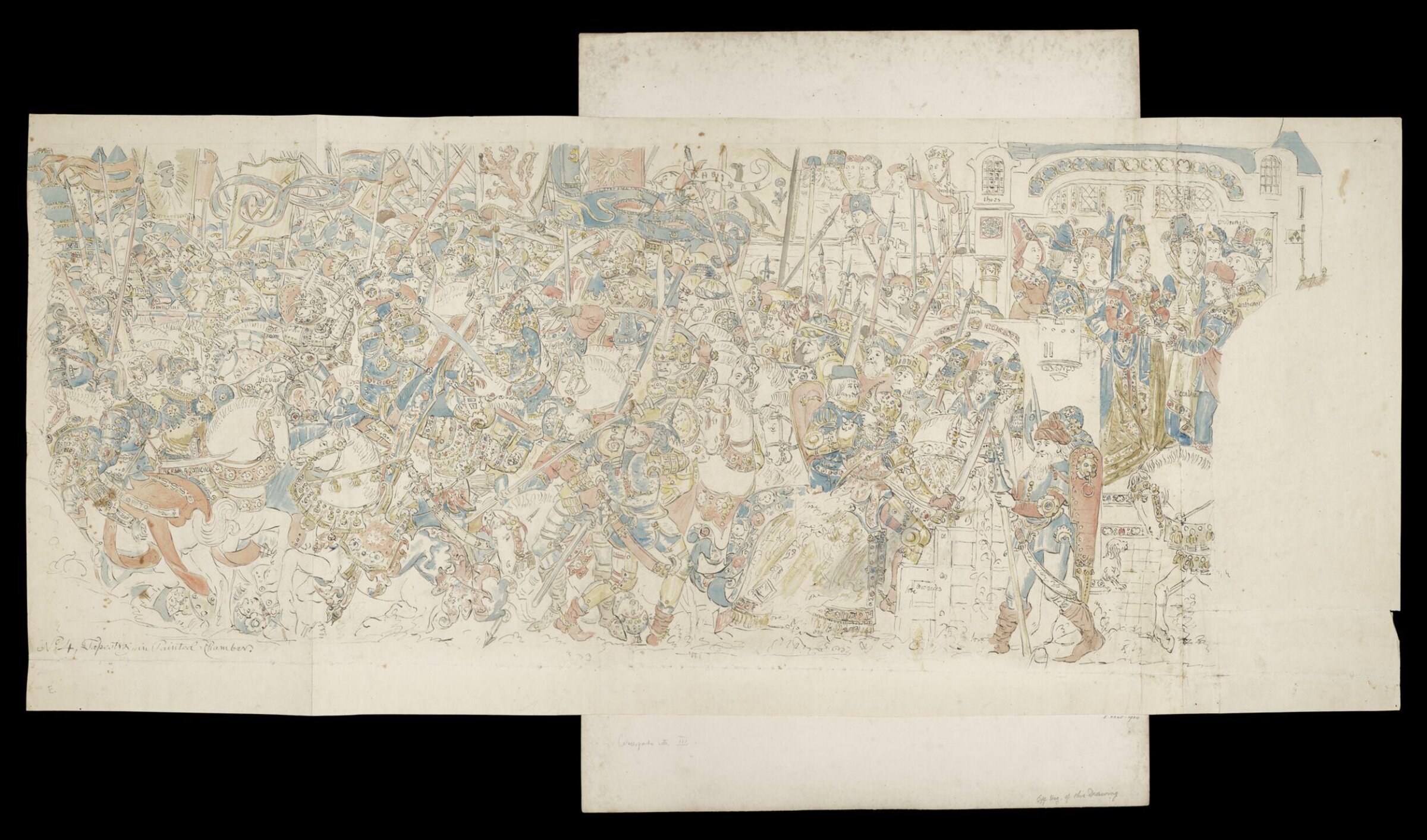 No. 4 Tapestry in Painted Chamber, John Carter, ca. 1790-1810