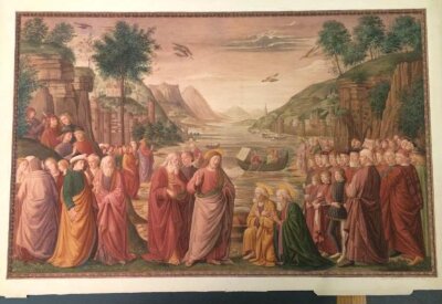 Copy after Calling of the Apostoles, Domenico Ghirlandaio in the Sistine Chapel, Vatican (Rome)