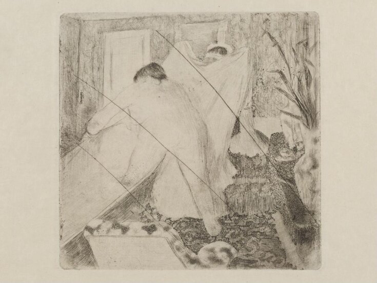 La Sortie du bain Degas V&A Explore The Collections