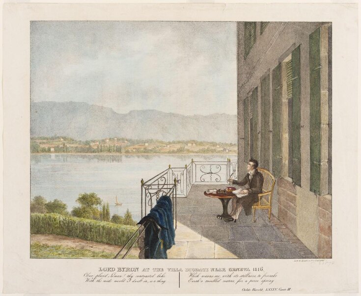 Lord Byron at the Villa Diodati near Geneva image