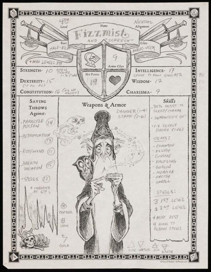 Character Sheets (Role Playing Games) top image