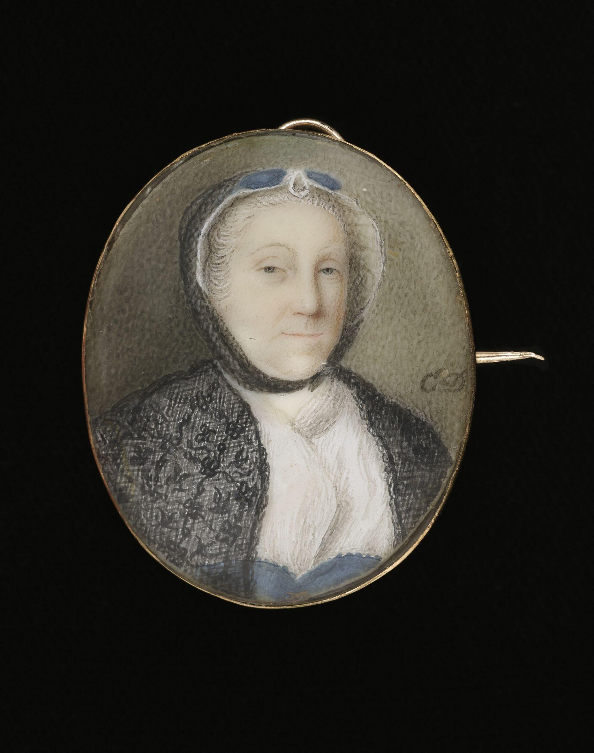 Portrait miniature of Mrs. Porterfield of Fullwood, C. Dixon, 1748-1798