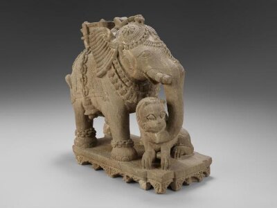 Elephant and lion, 16th century