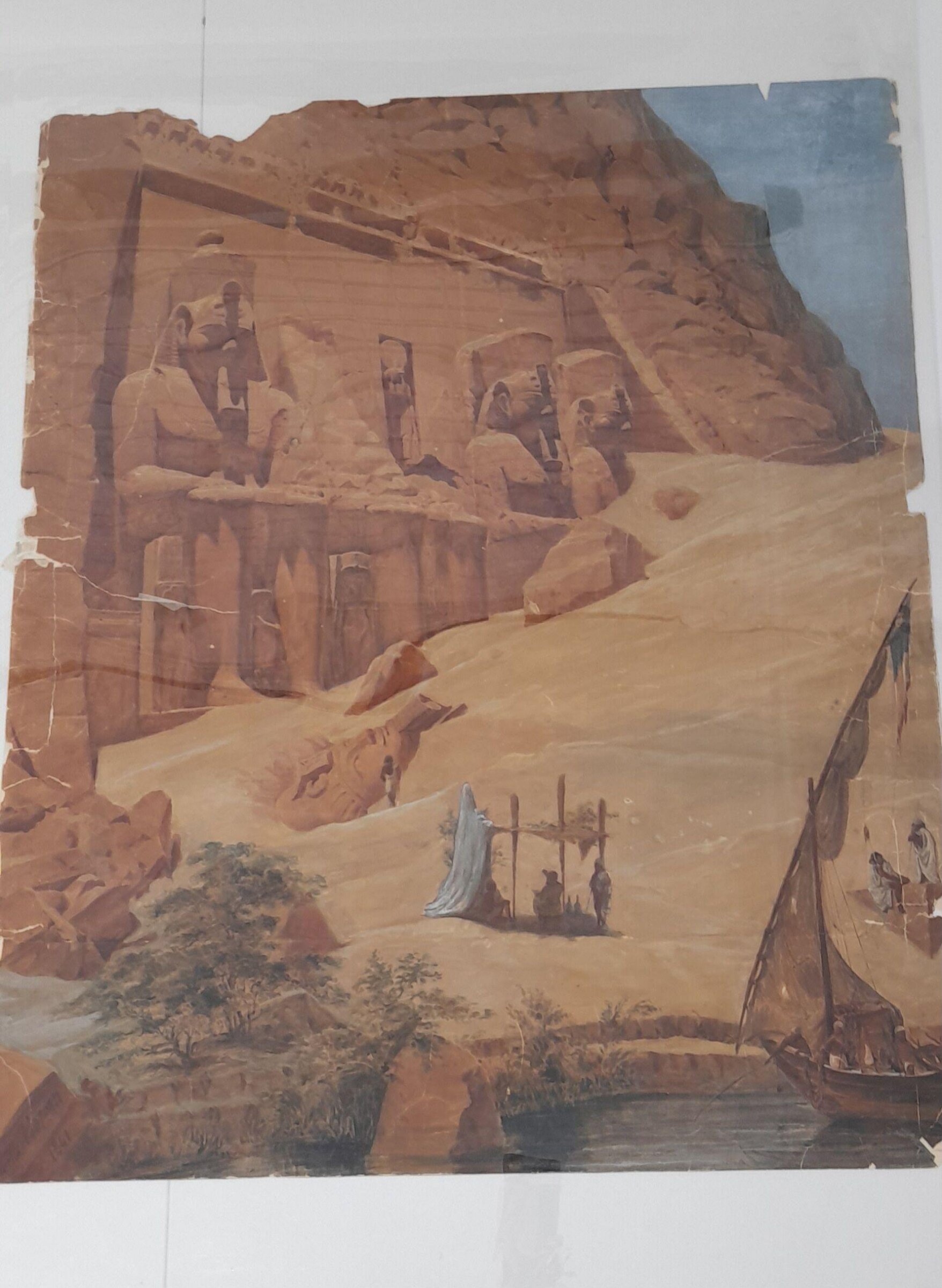 The Great Temple of Ibsamboul, Egypt, Hector Horeau, 1841