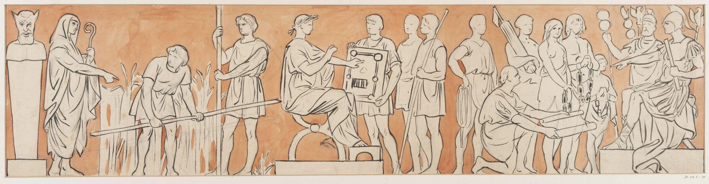 Drawing, Henry Stacy Marks, 19th century