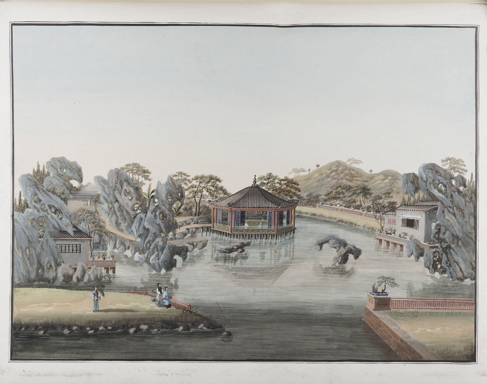 Garden Scene, c.1820-1840