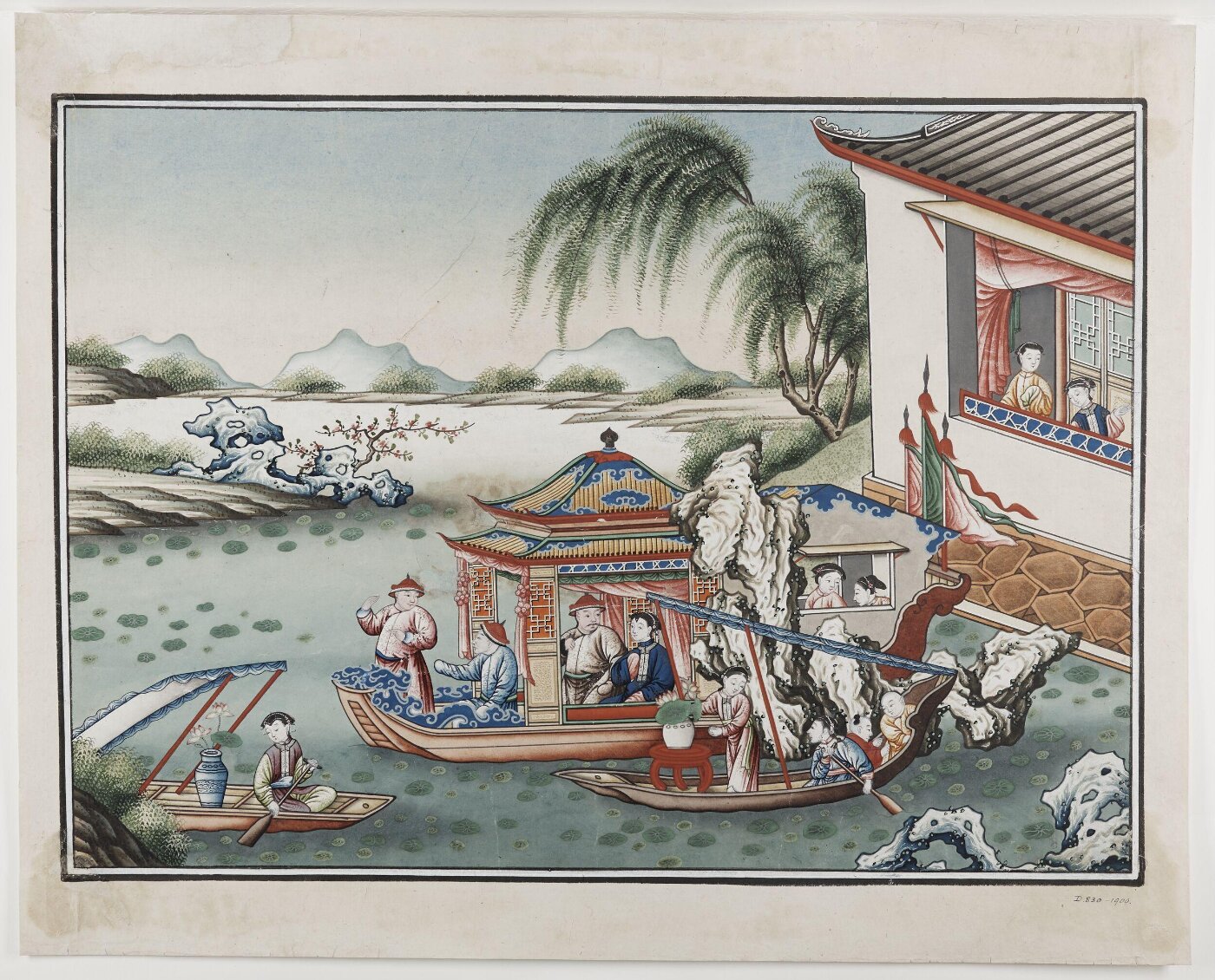 Unknown, Outing on a Lake