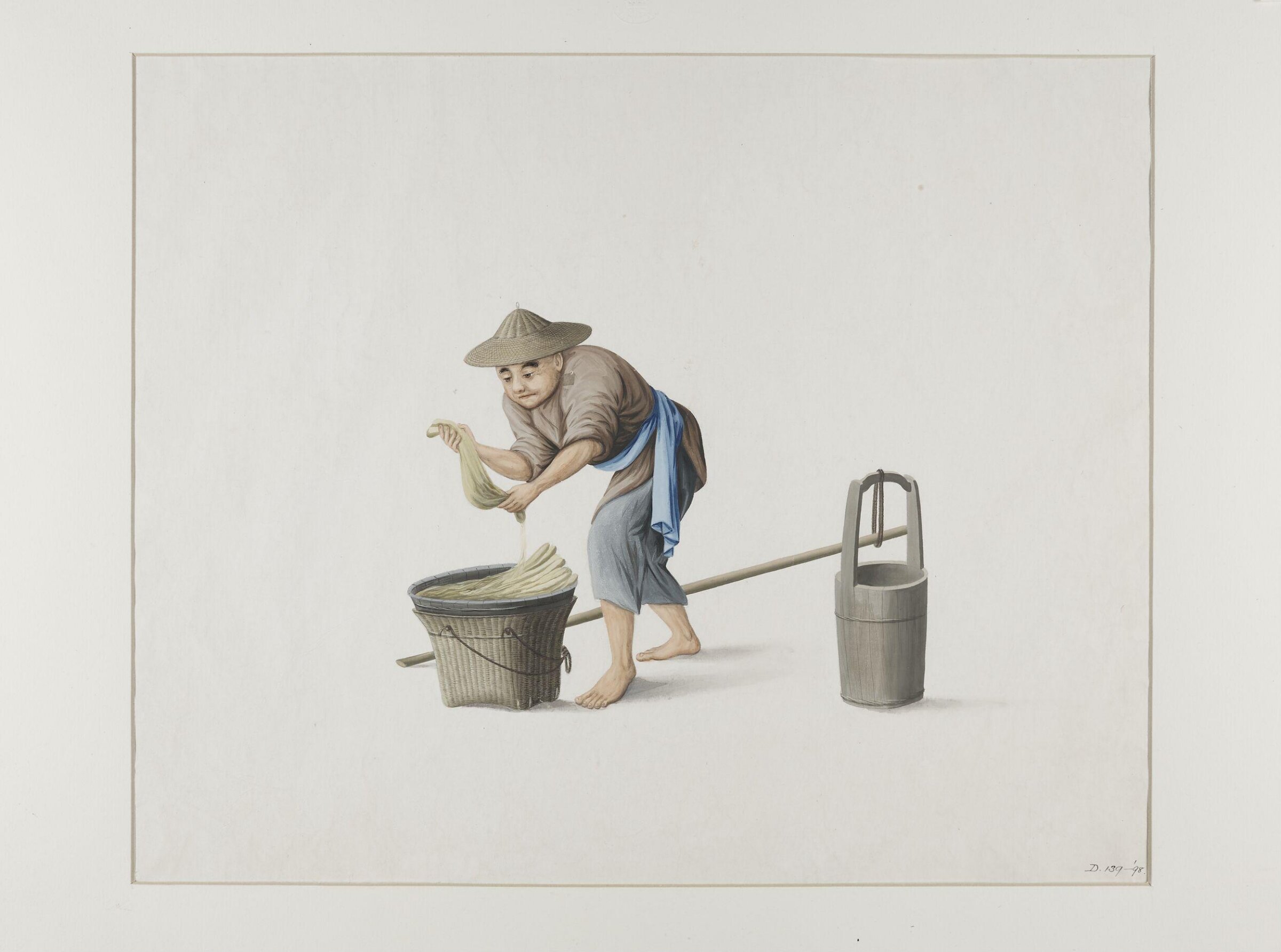 Man Selling Salted Cabbage, Puqua, ca. 1790