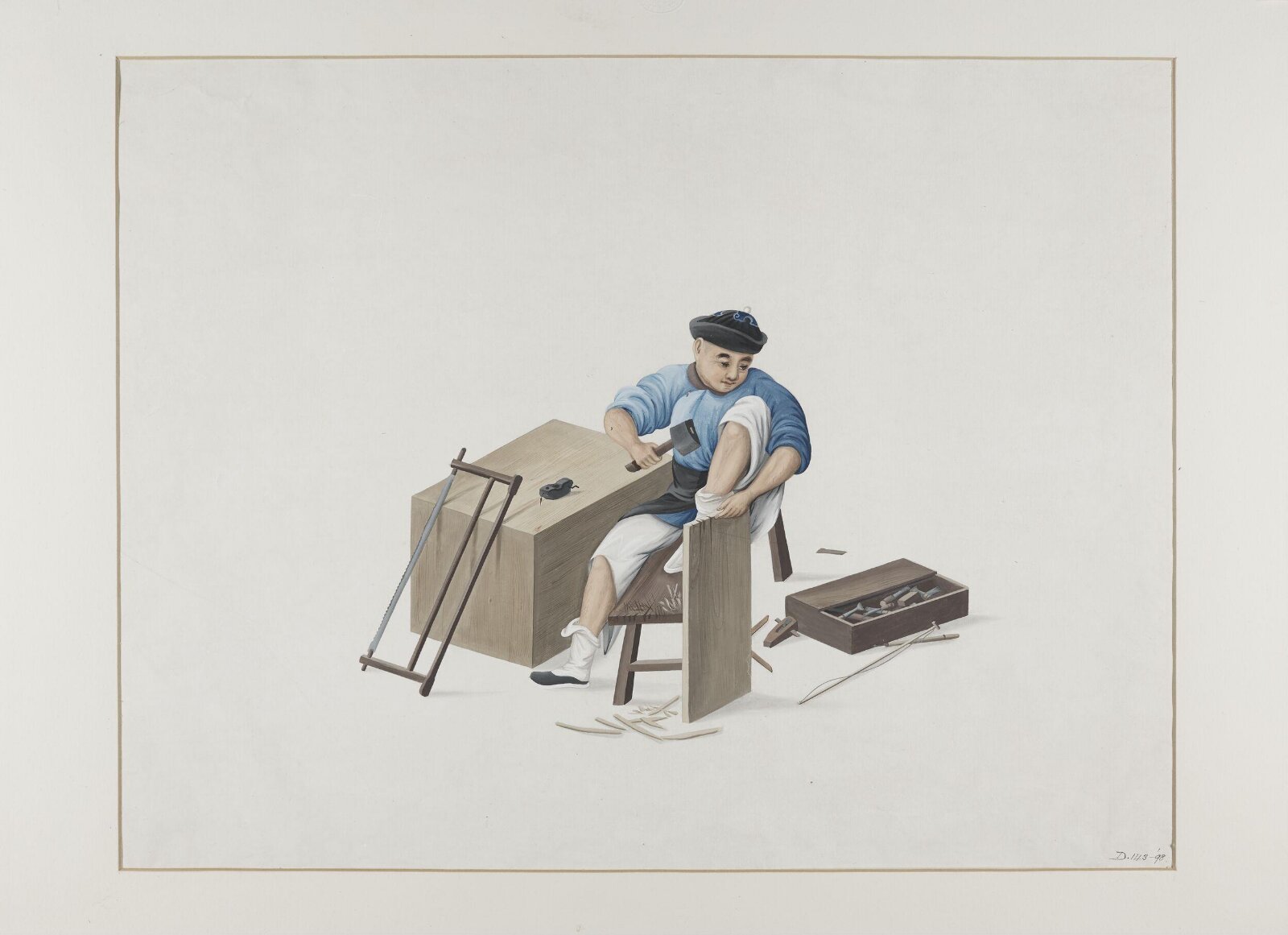 A Carpenter, Puqua, ca. 1790