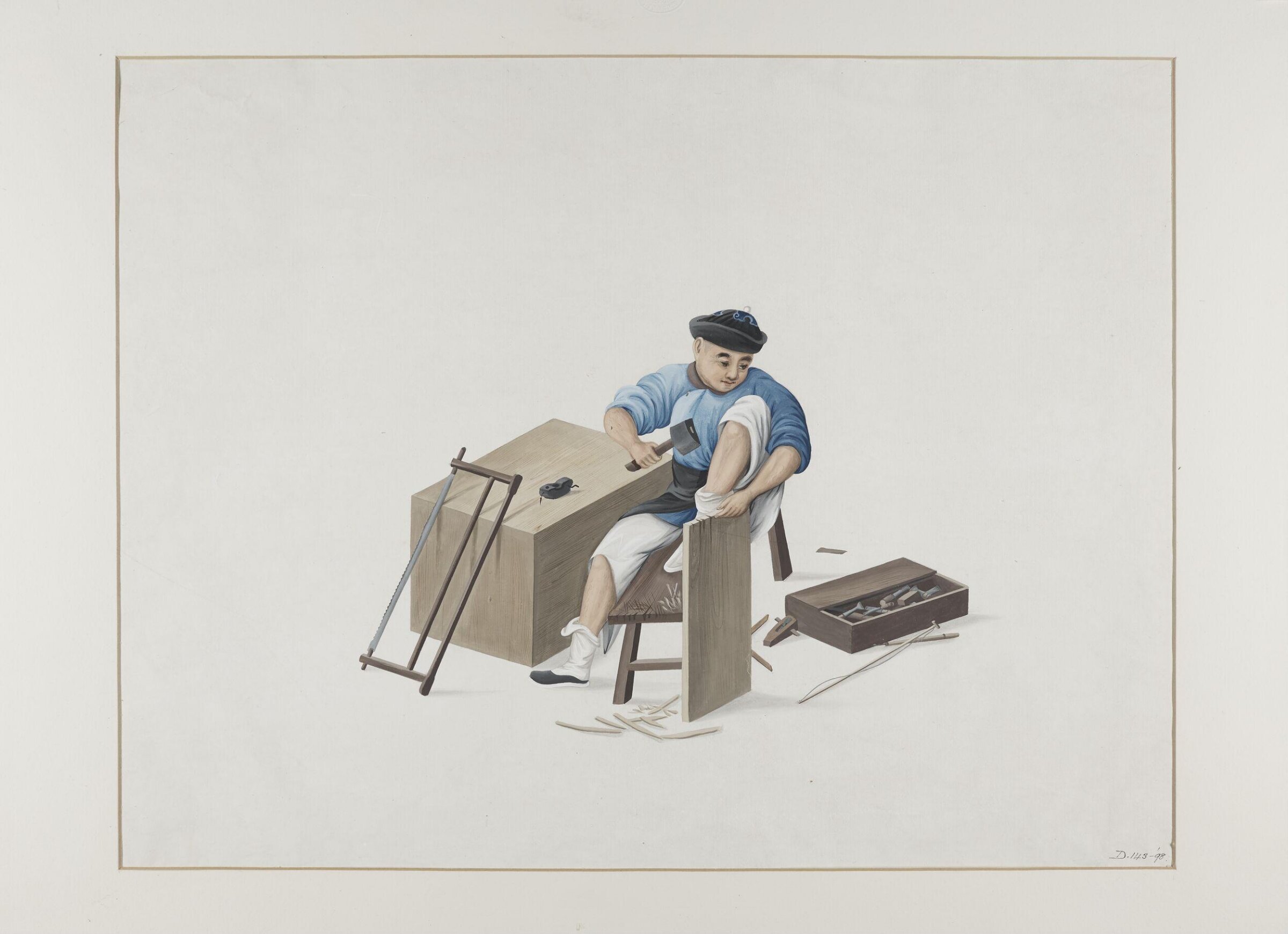 A Carpenter, Puqua, ca. 1790