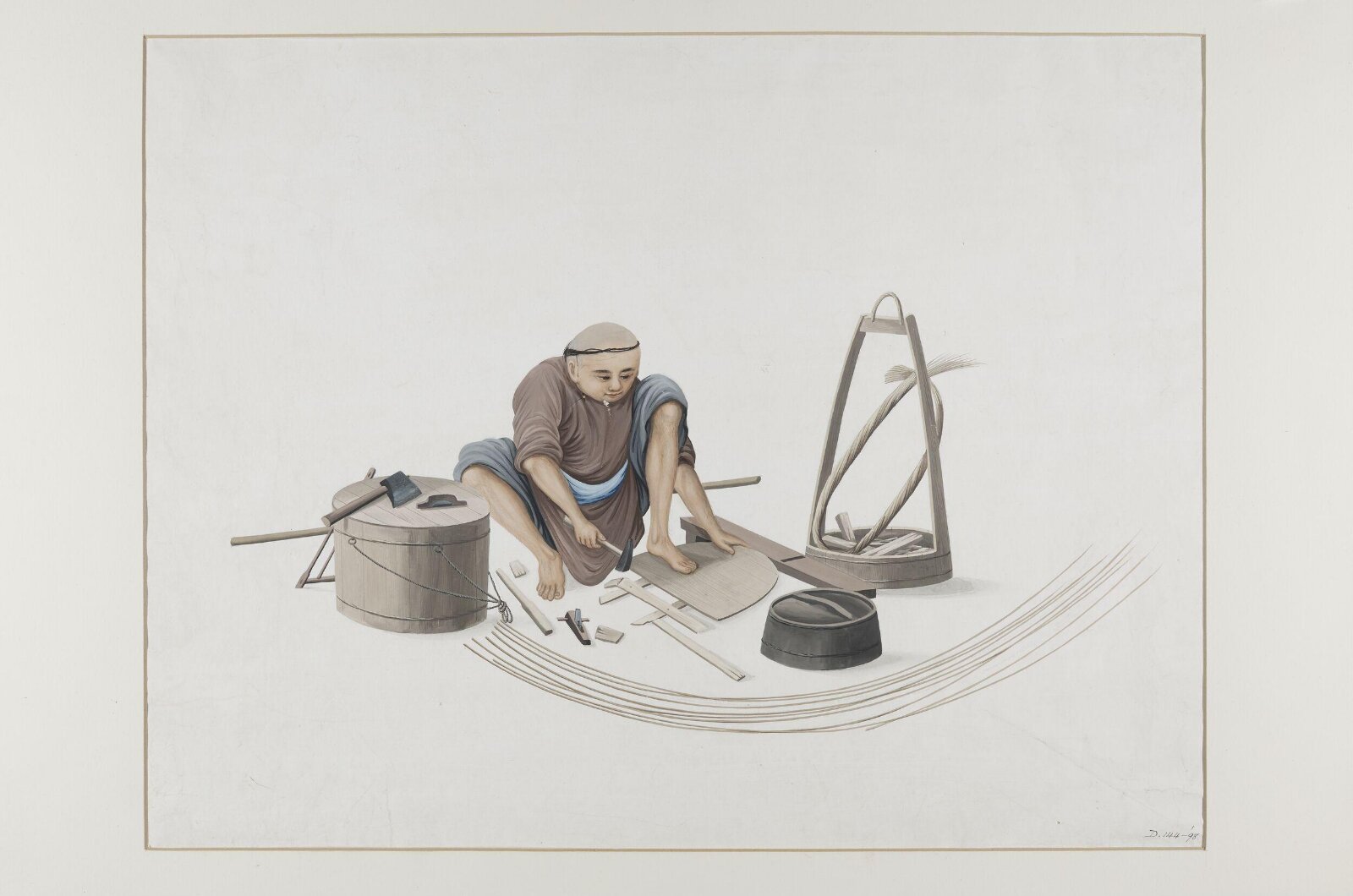 A Cooper, Puqua, ca. 1790