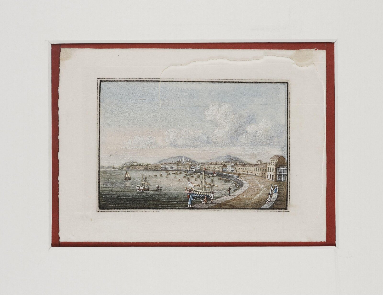 The Praya Grande, Macao, ca. 1850
