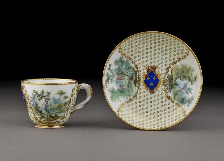 Tea cup and saucer top image