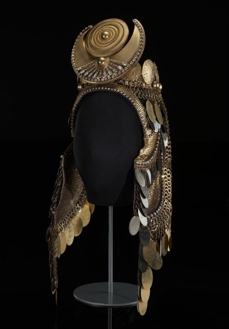 Brass and Crystal Headdress top image