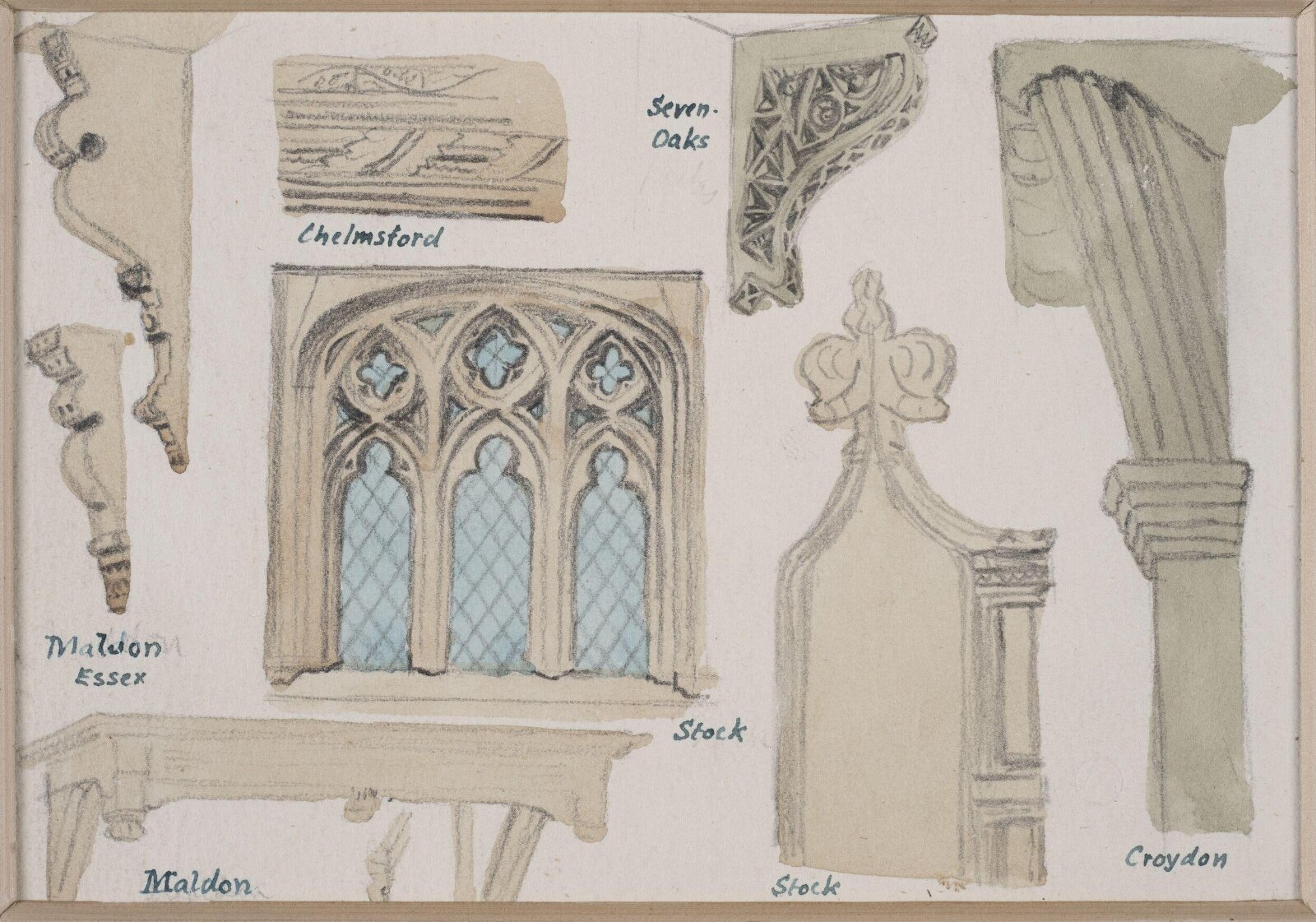 Drawing, Arthur Evacustes Phipson