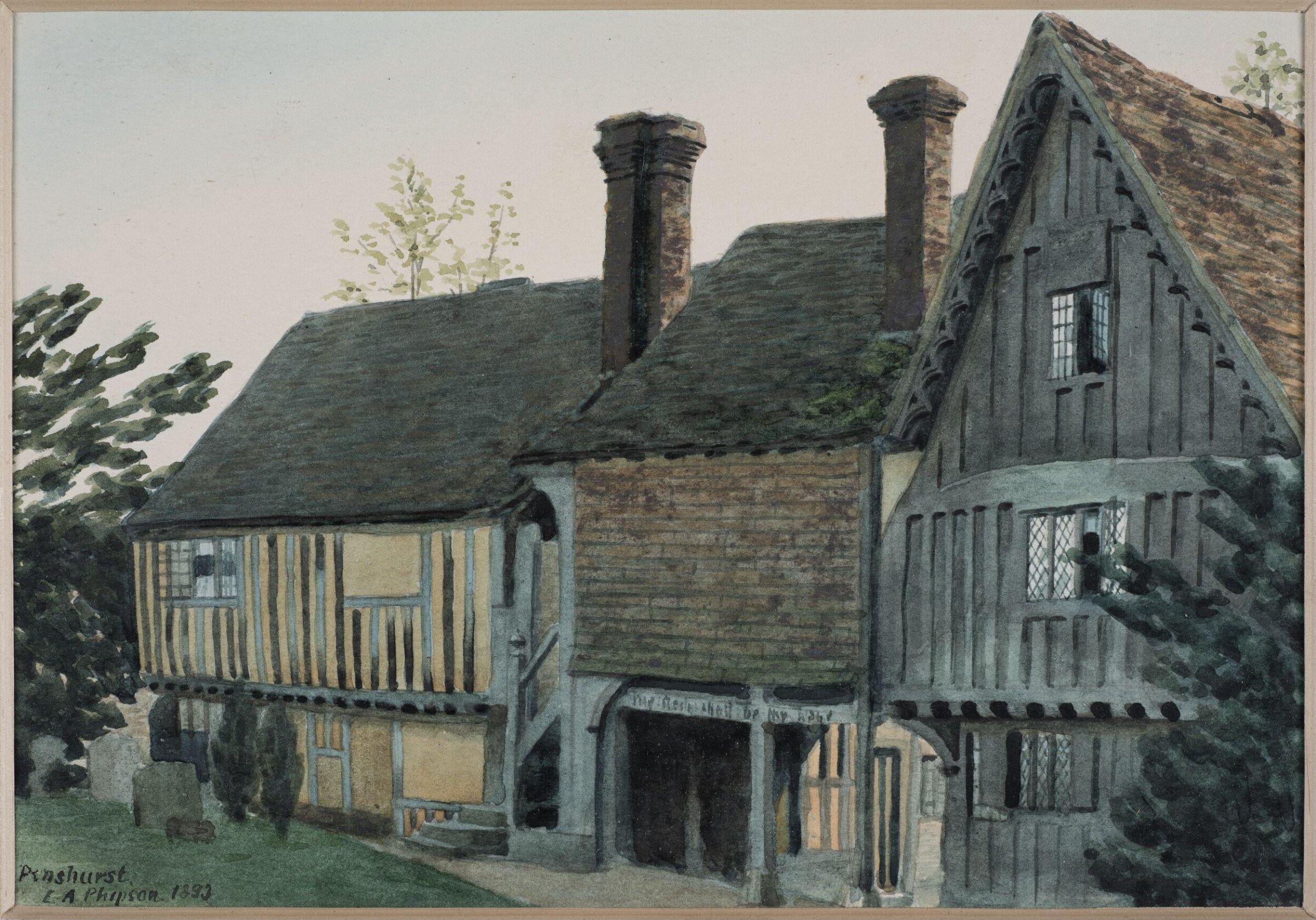 Drawing, Arthur Evacustes Phipson