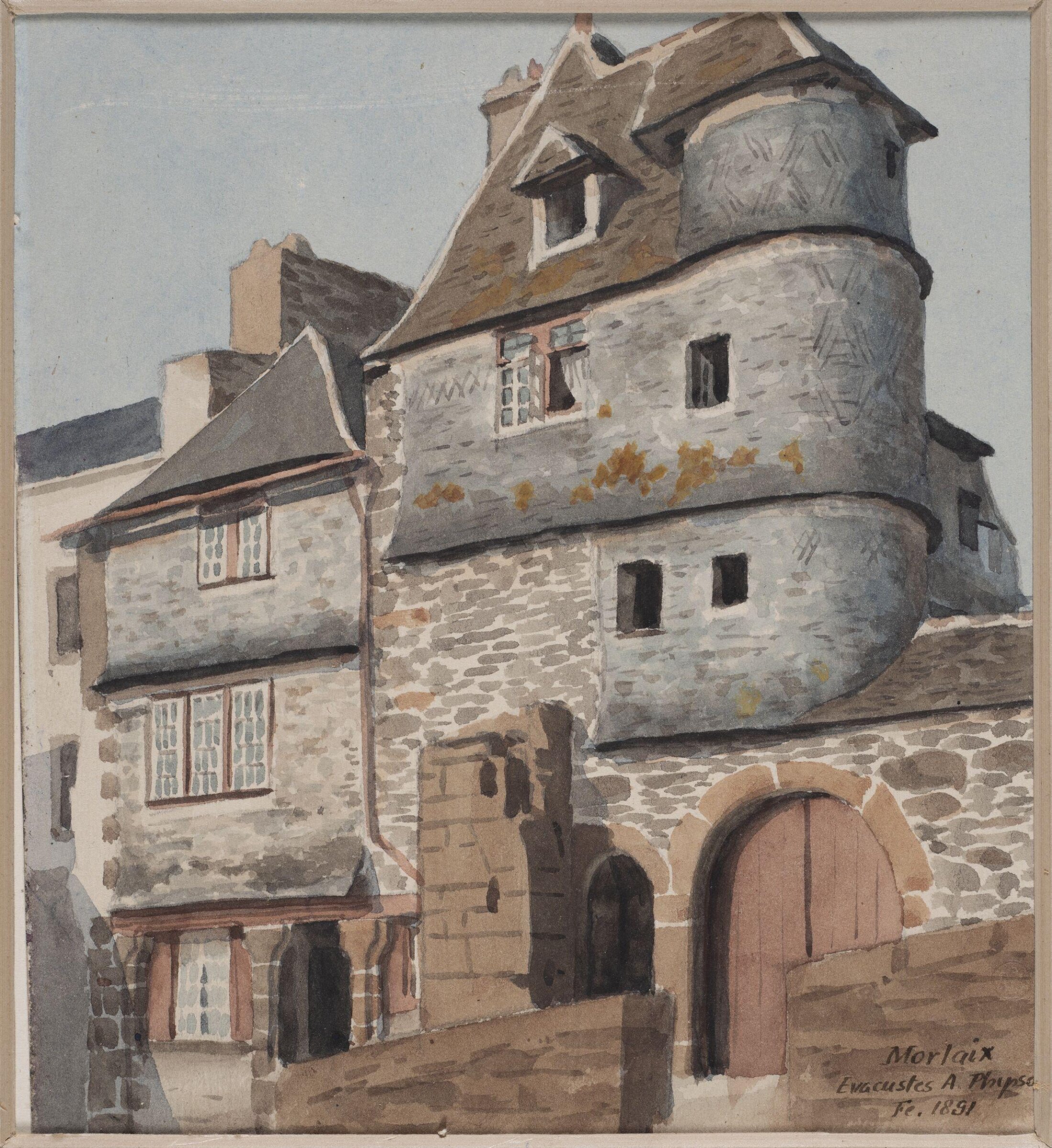 Drawing, Arthur Evacustes Phipson