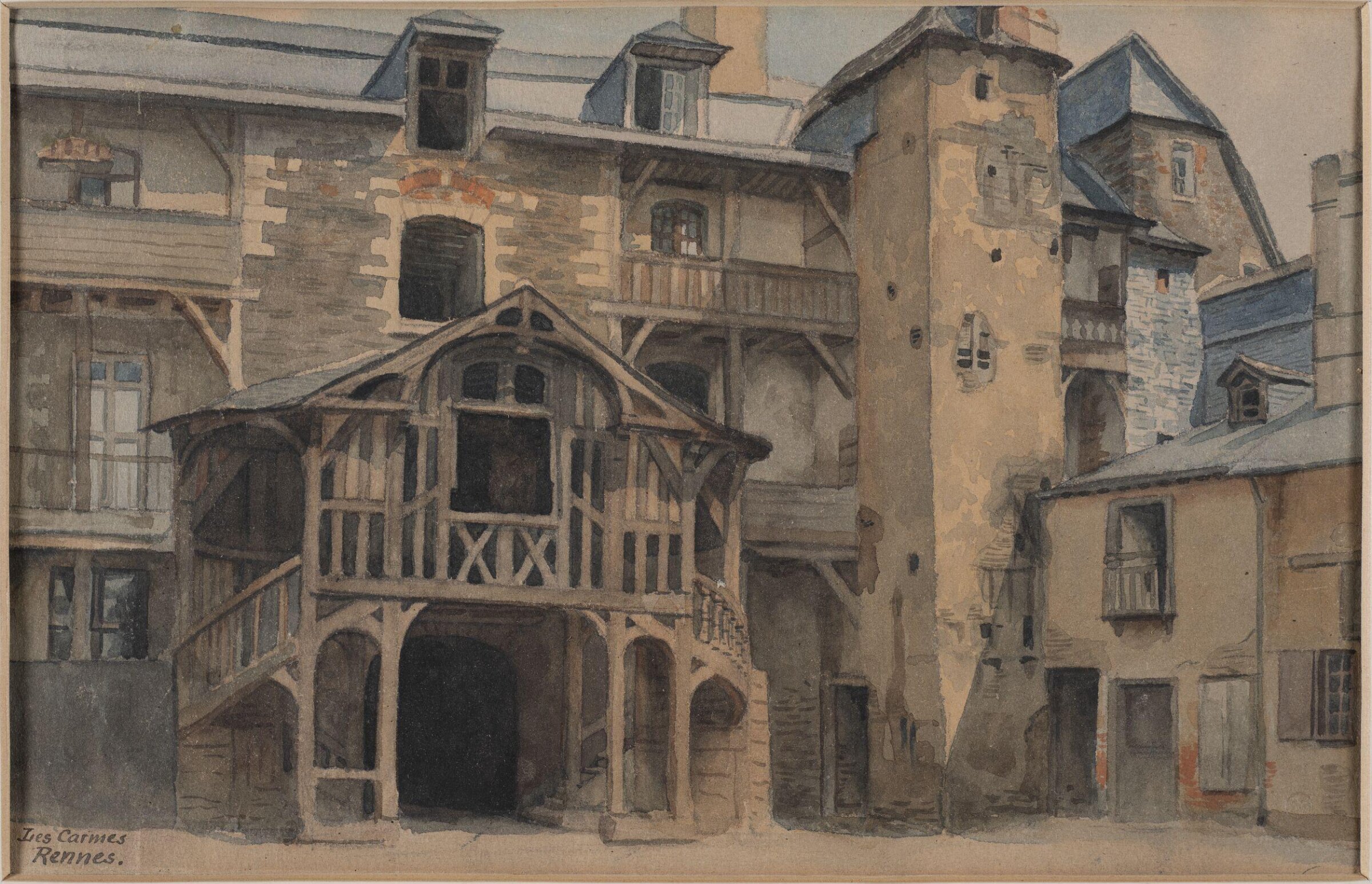 Drawing, Arthur Evacustes Phipson