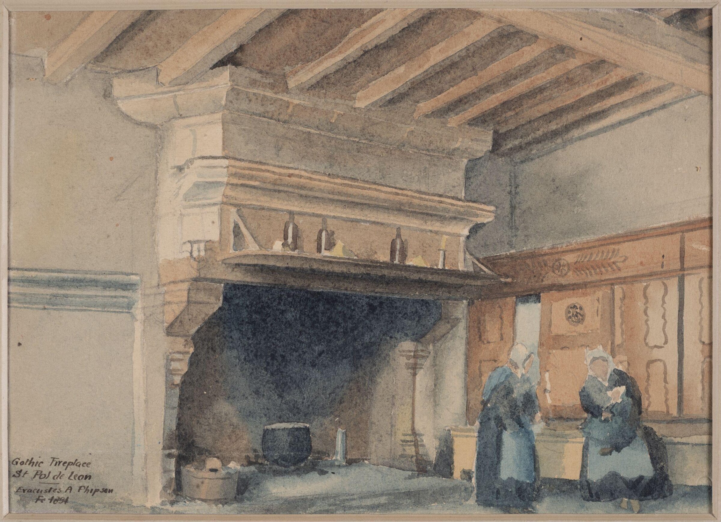 Drawing, Arthur Evacustes Phipson