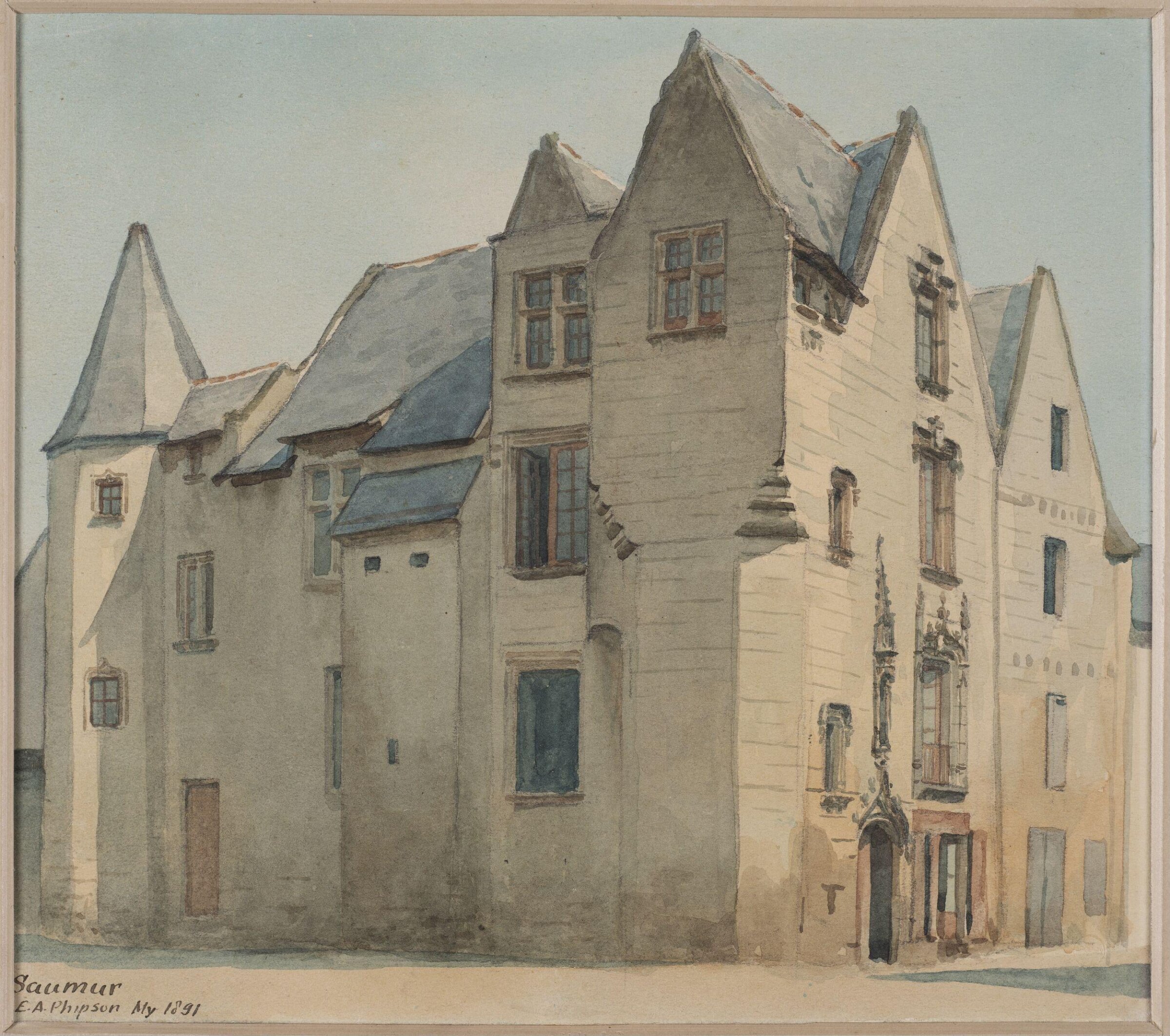 Drawing, Arthur Evacustes Phipson