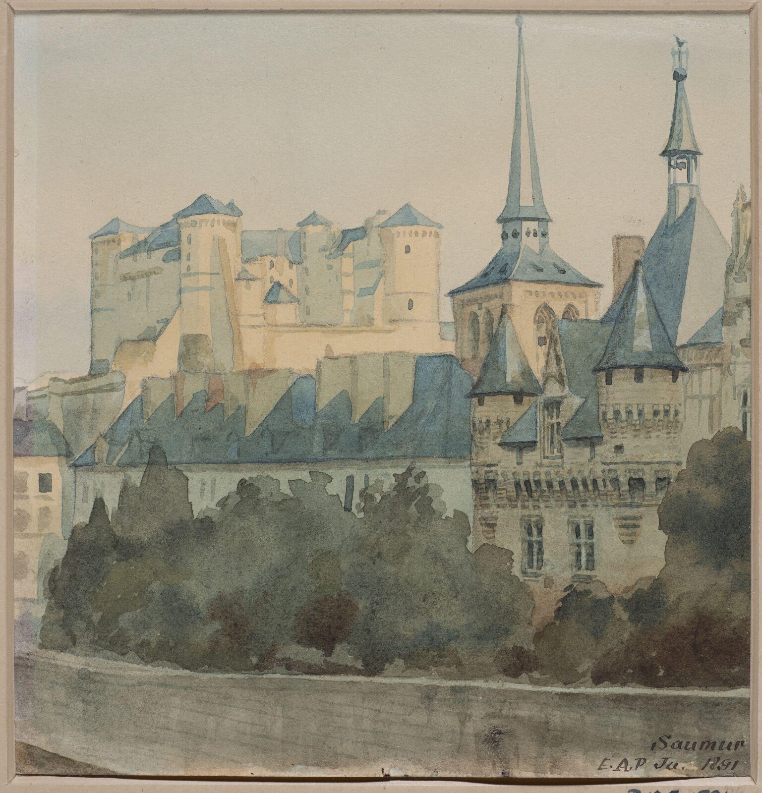 Drawing, Arthur Evacustes Phipson