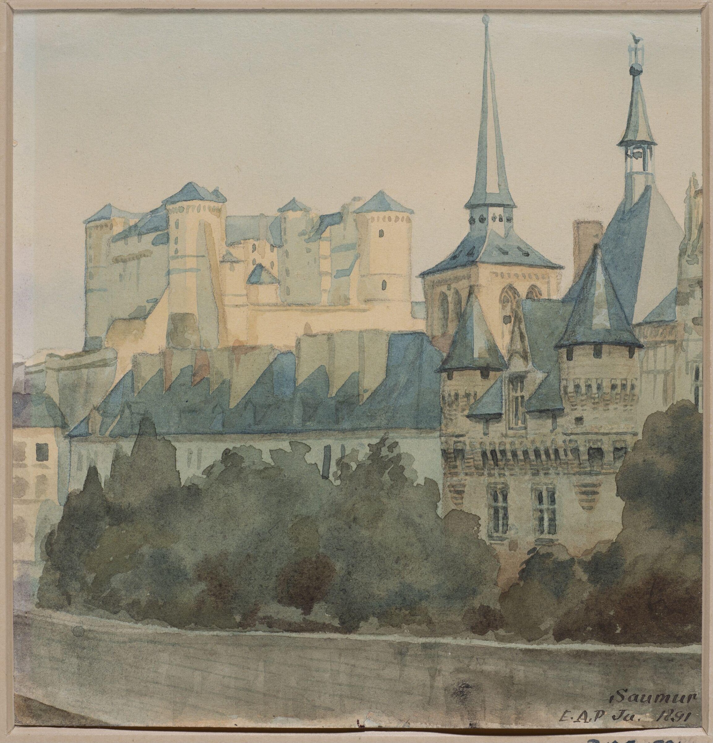 Drawing, Arthur Evacustes Phipson