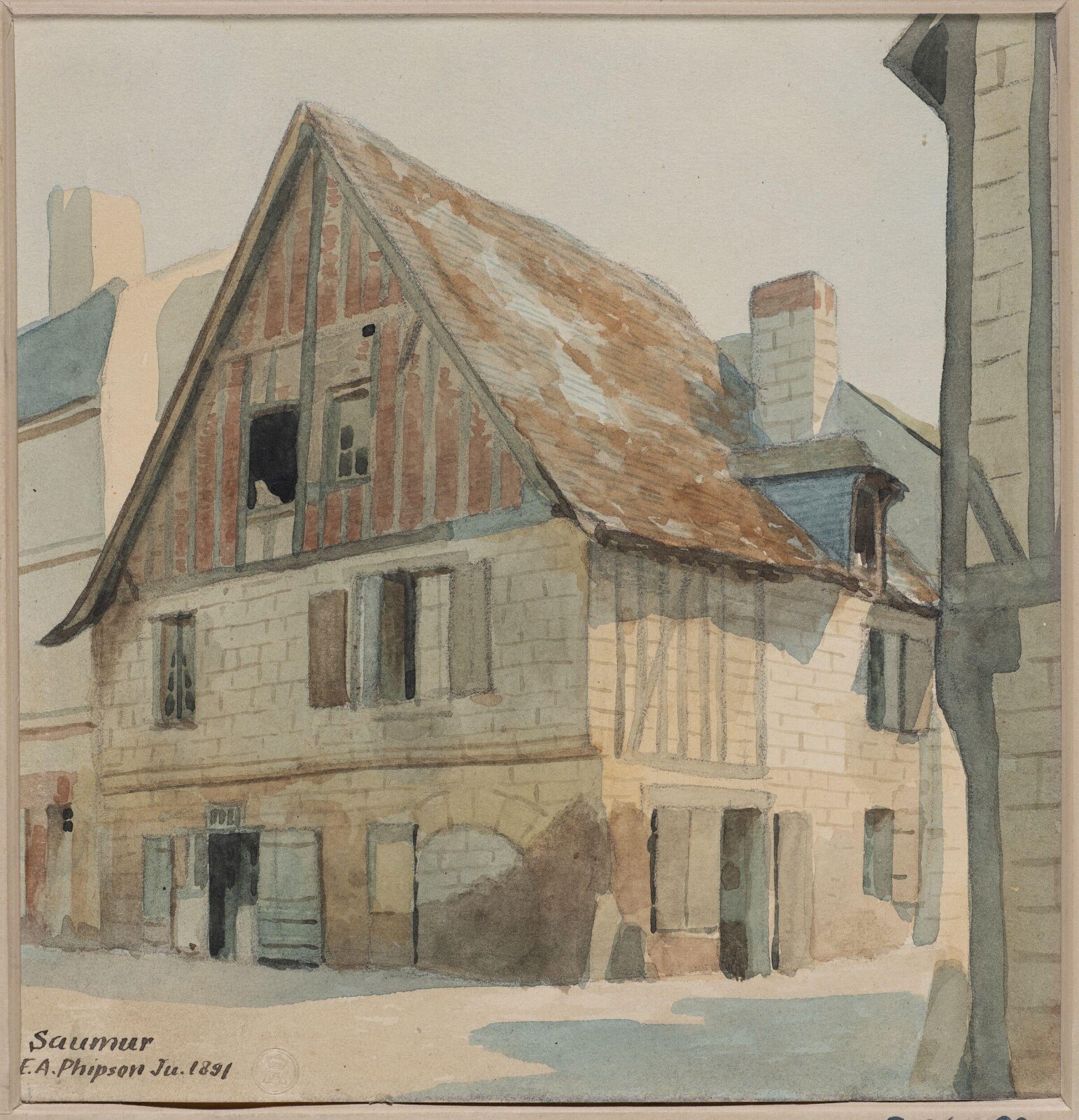 Drawing, Arthur Evacustes Phipson
