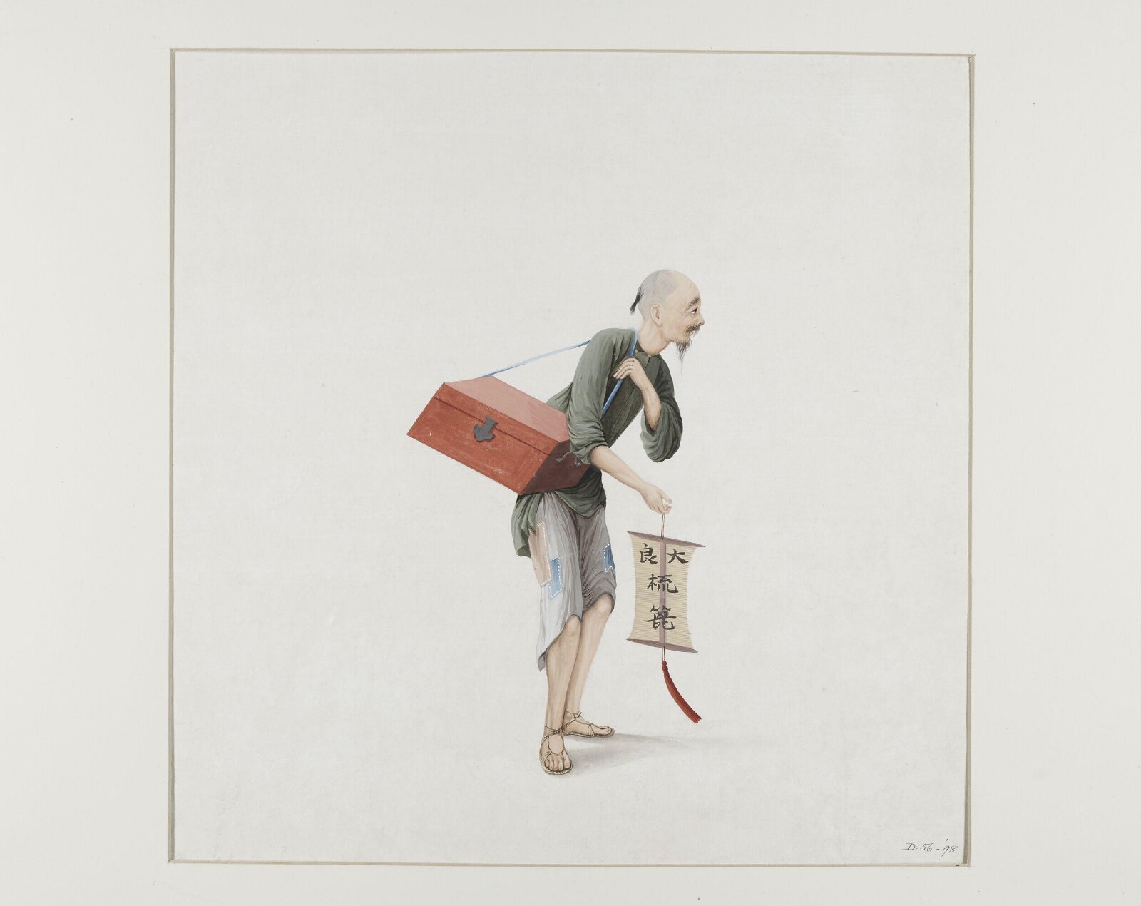 A Comb Seller, Puqua, ca. 1790