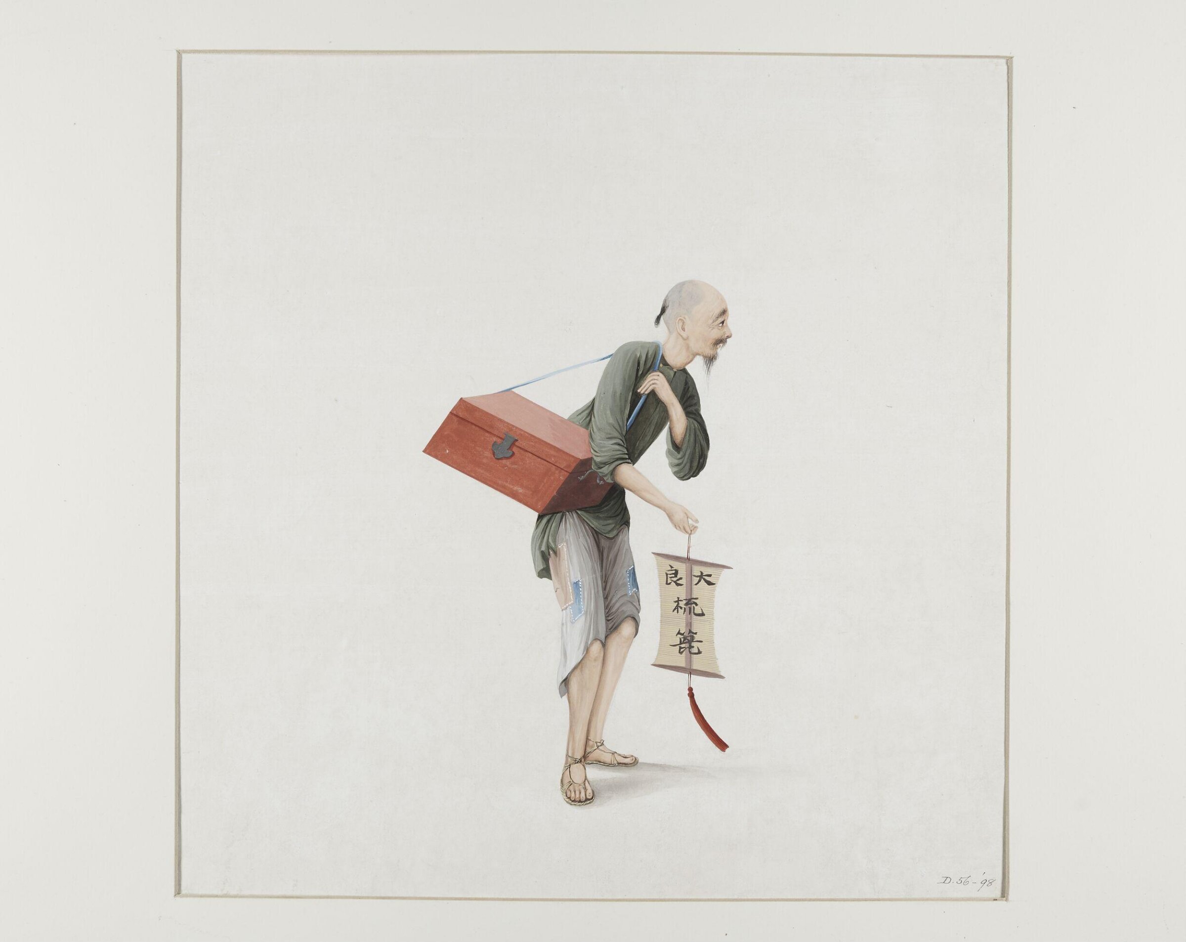 A Comb Seller, Puqua, ca. 1790