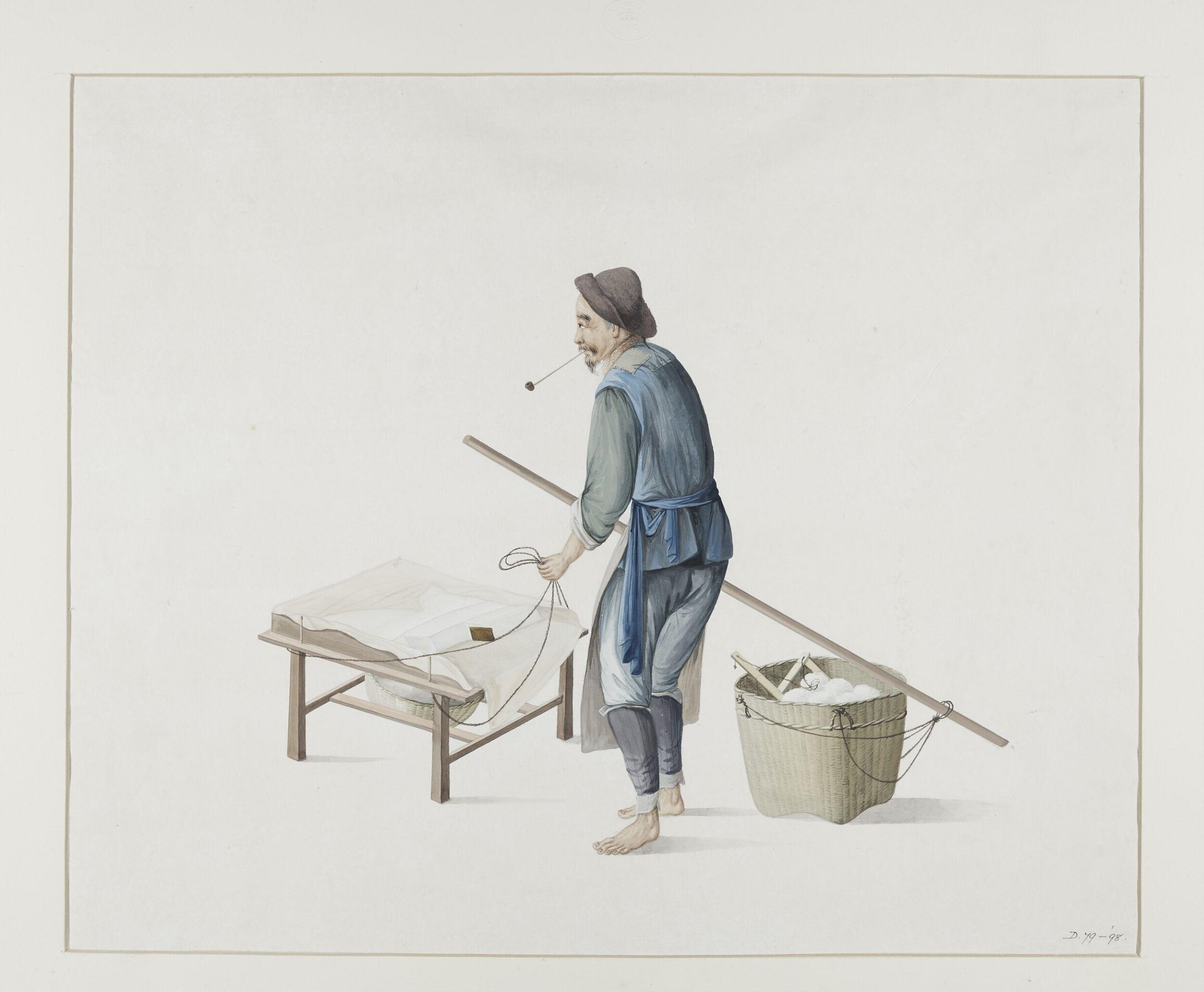 A Bean Curd Seller, Puqua, ca. 1790