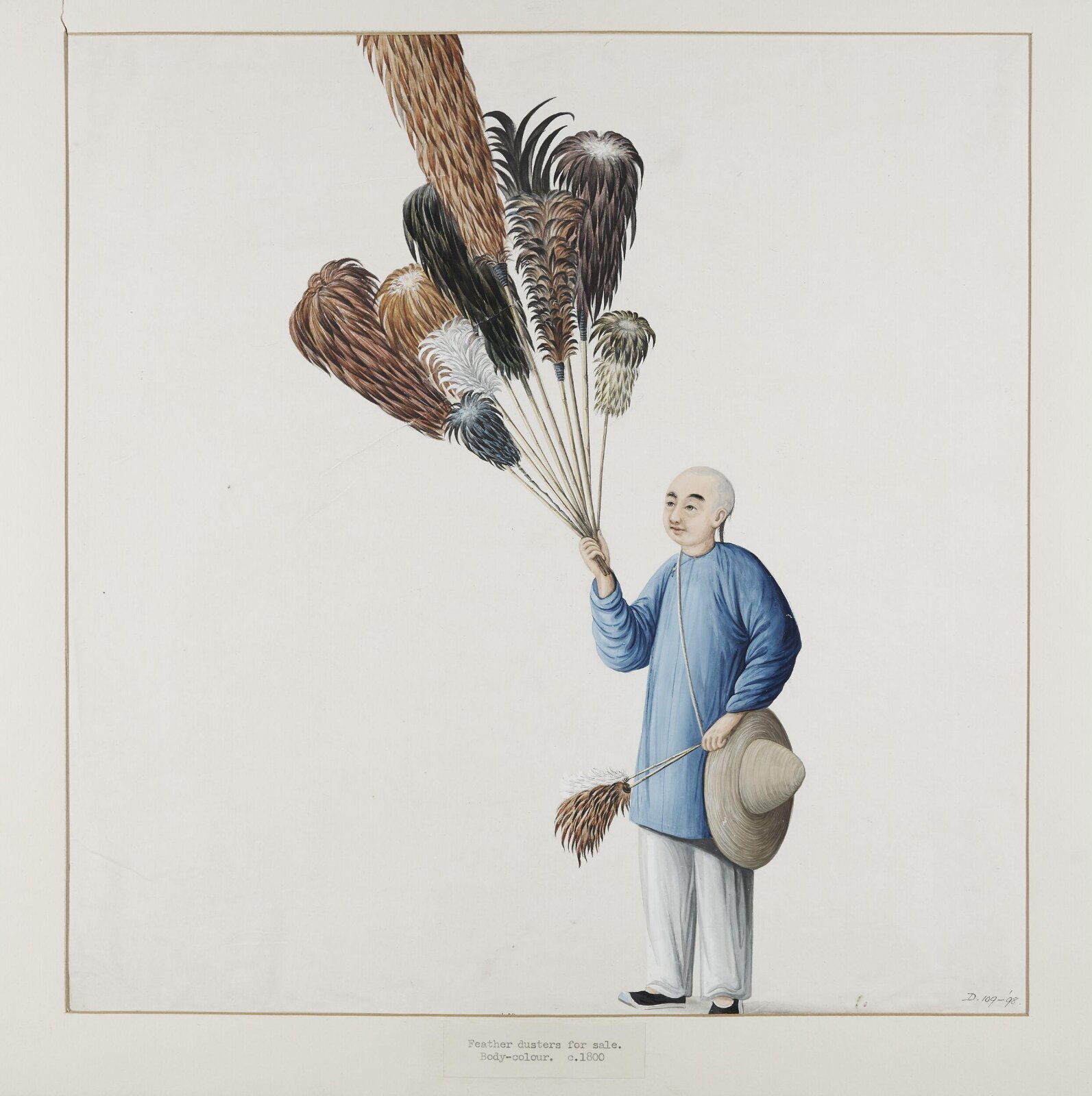 A Seller of Feather Dusters, Puqua, ca. 1790