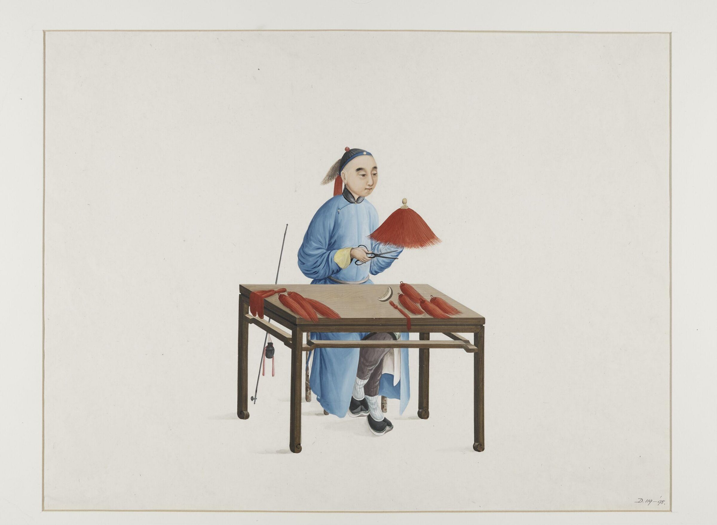 Making Making Official Hats, Puqua, ca. 1790