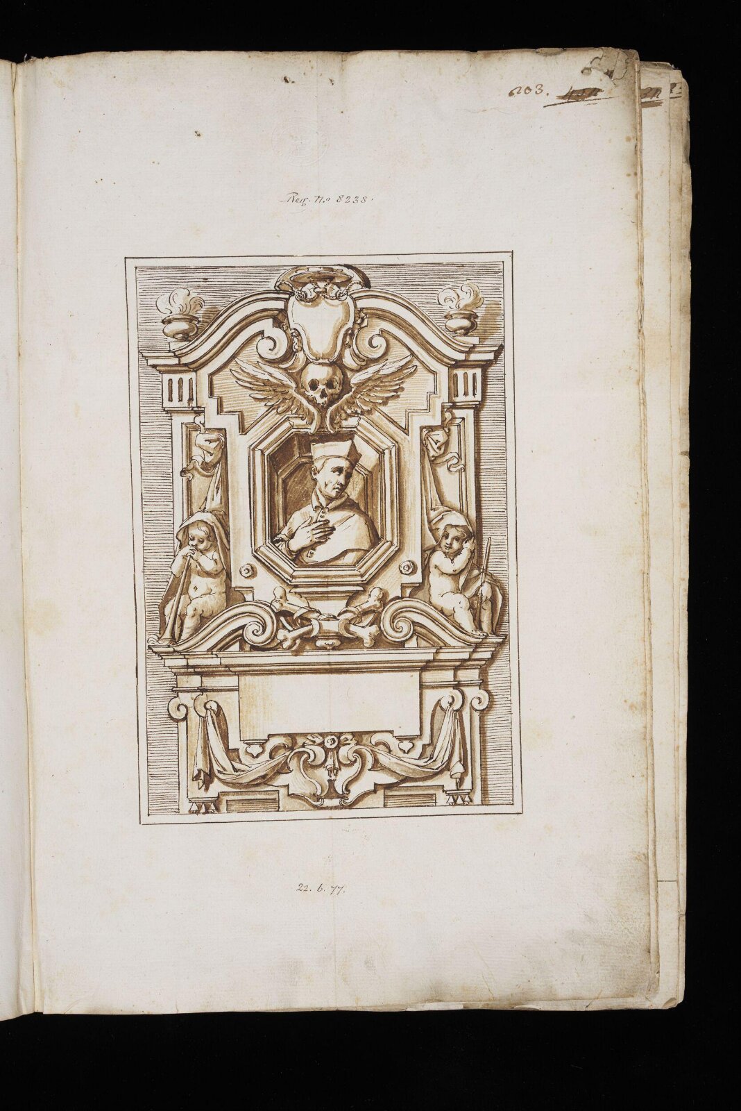 Drawing, 1684-1688