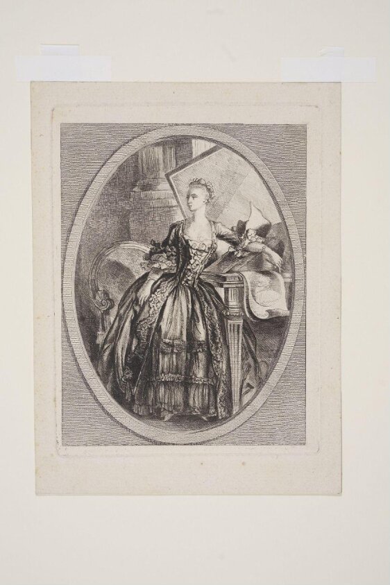 Portrait of Madame de Pompadour (c. 1756-64) by Claude-Henri Watelet