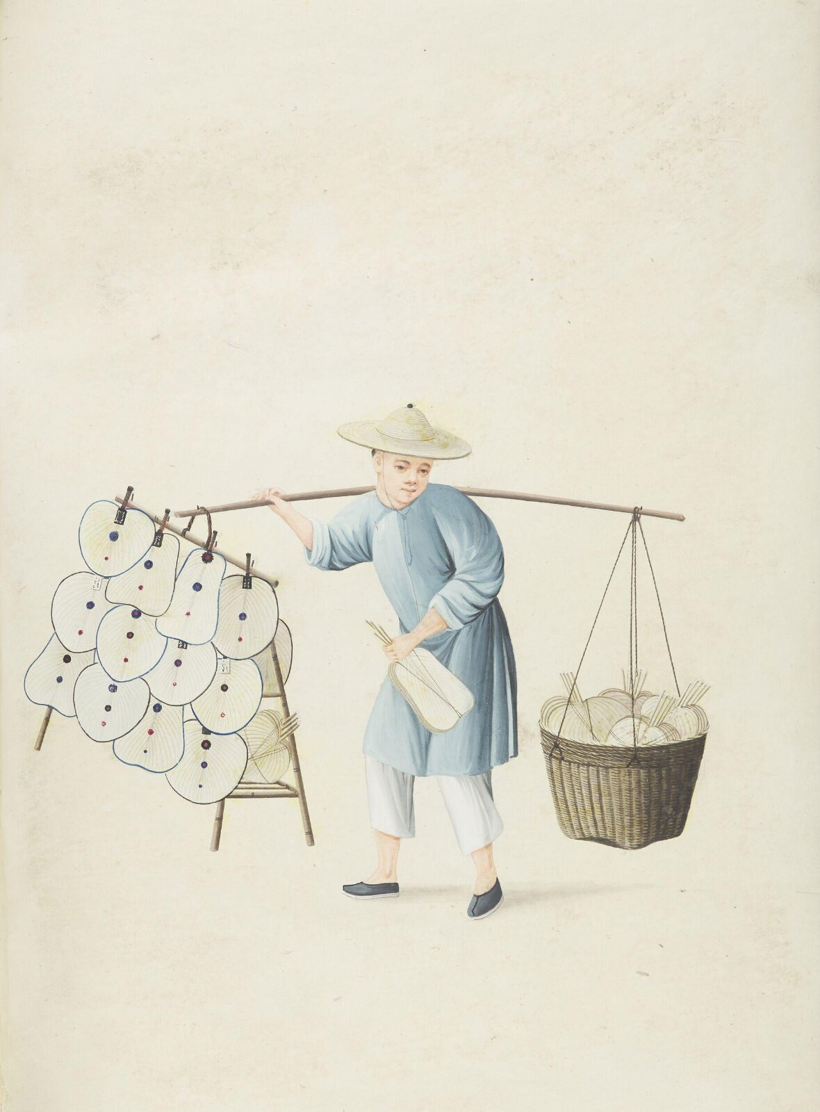 Fan-seller, 1800