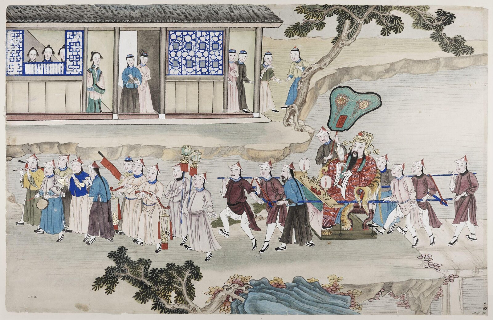 A procession, 1870-1890