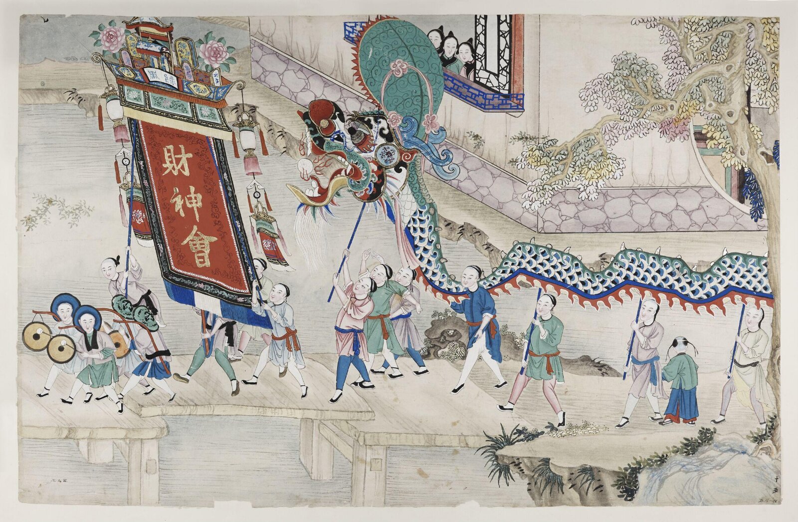 A procession, 1870-1890