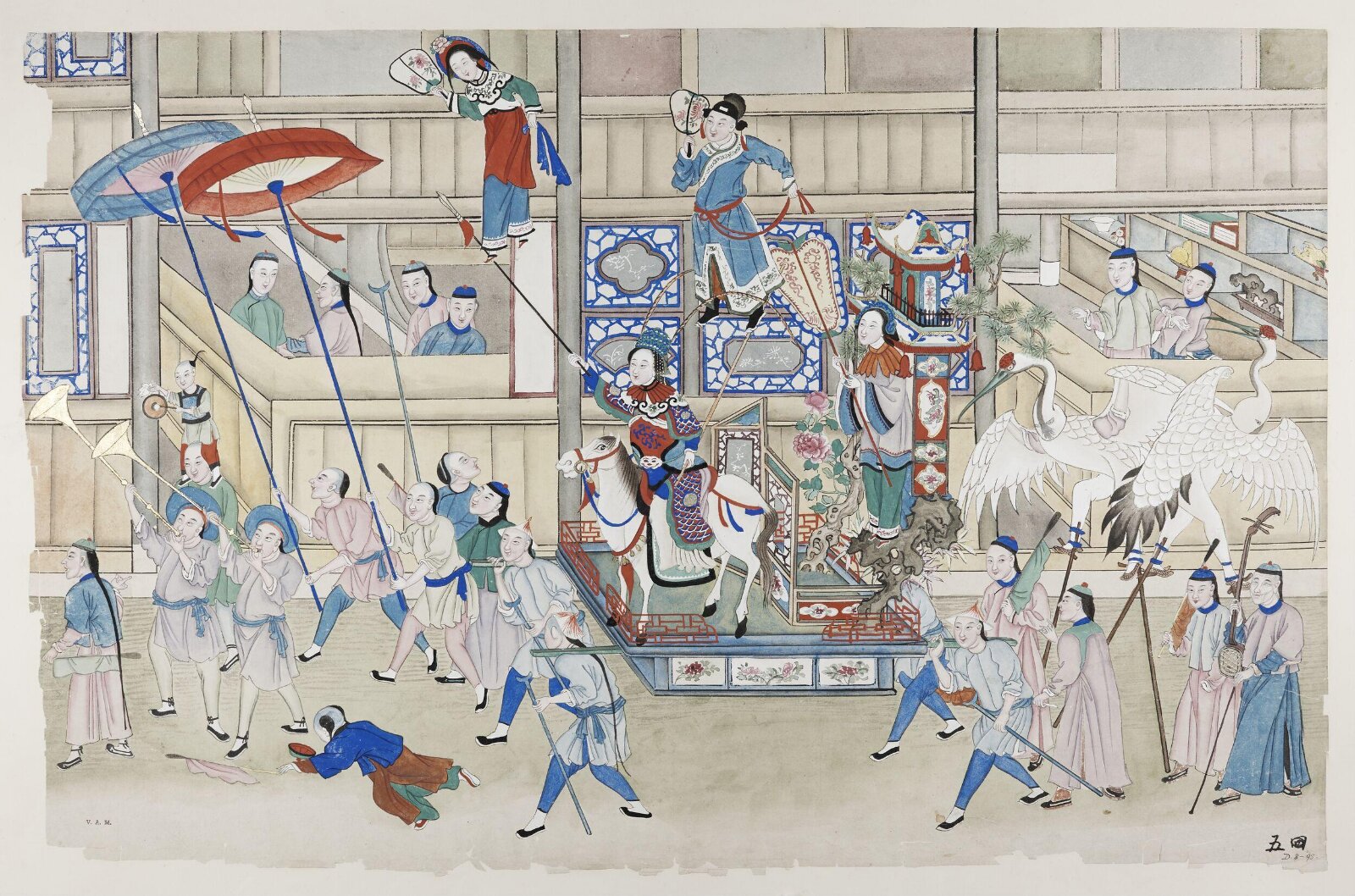 A procession, 1870-1890