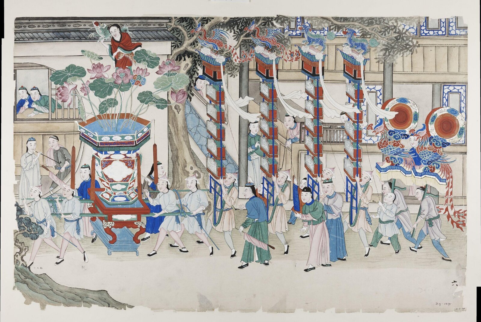 A procession, 1870-1890
