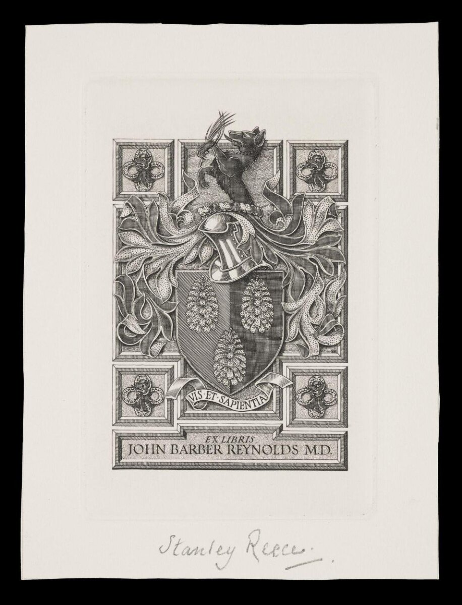 Bookplate, Reece, Stanley George · Britain