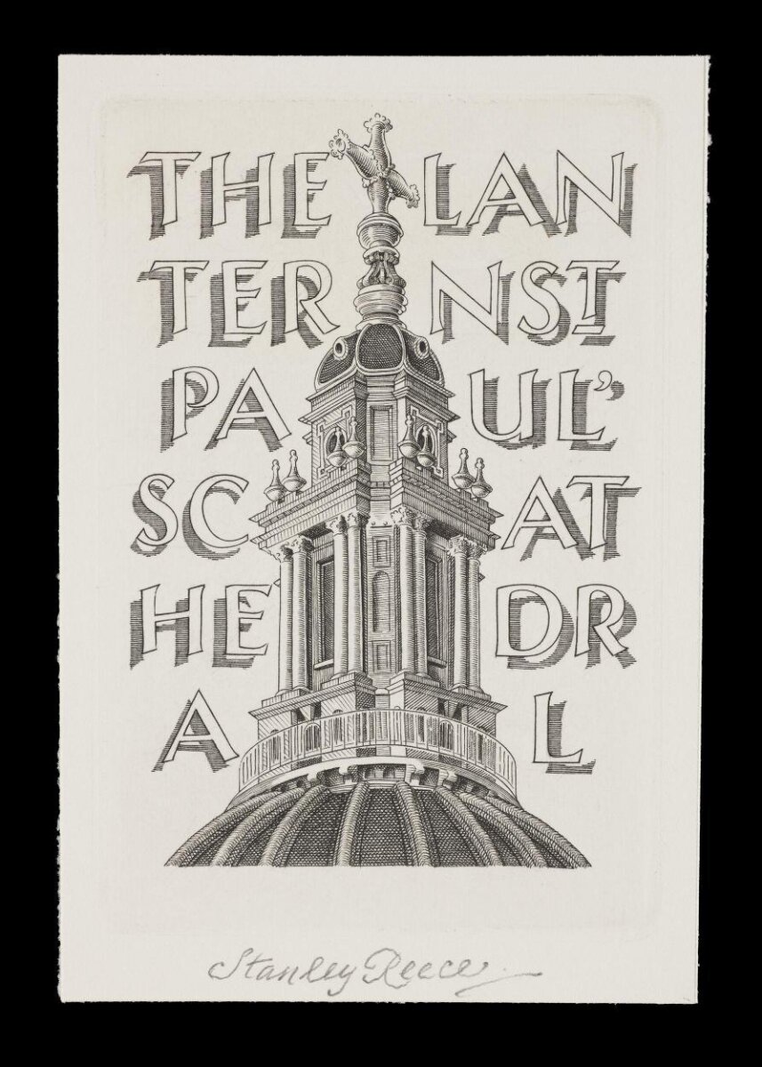 Bookplate, Reece, Stanley George · Britain