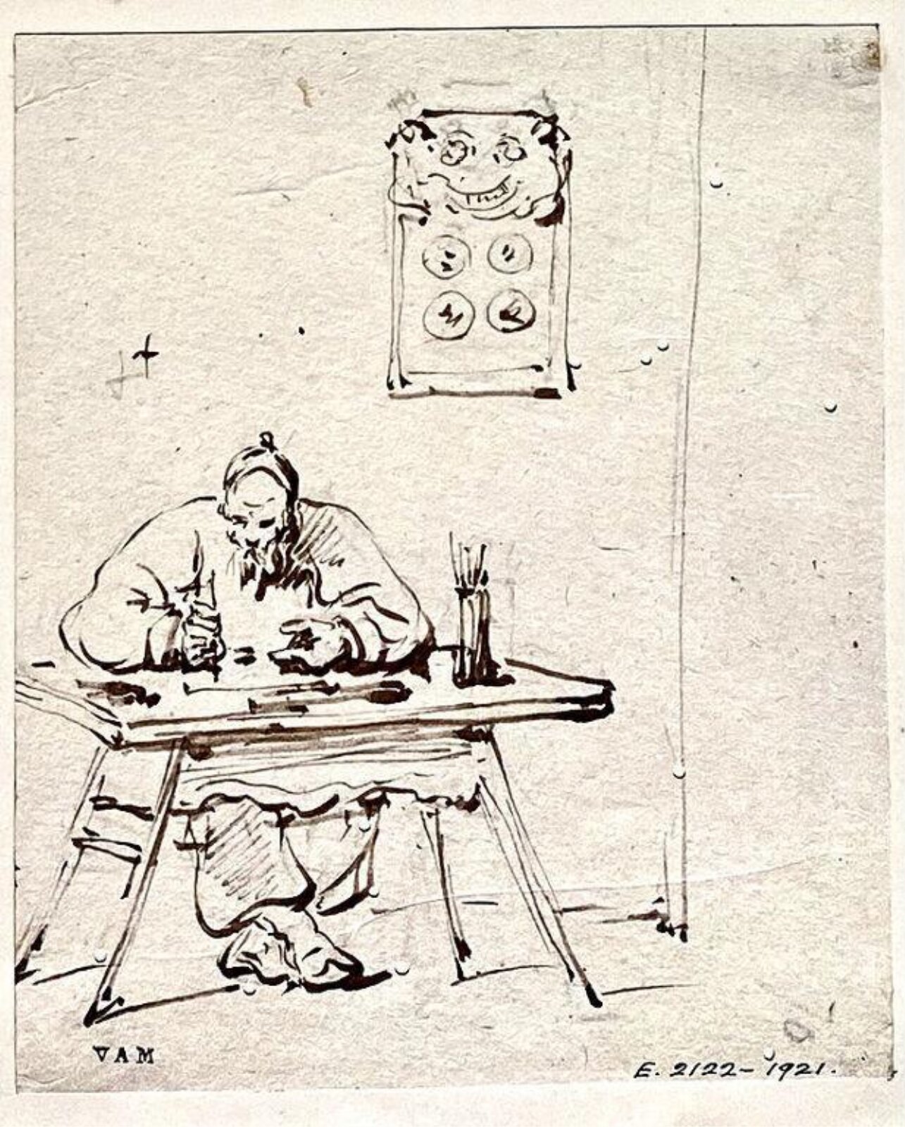 A Chinese letter writer, George Chinnery, 29/09/1825 - 30/05/1852
