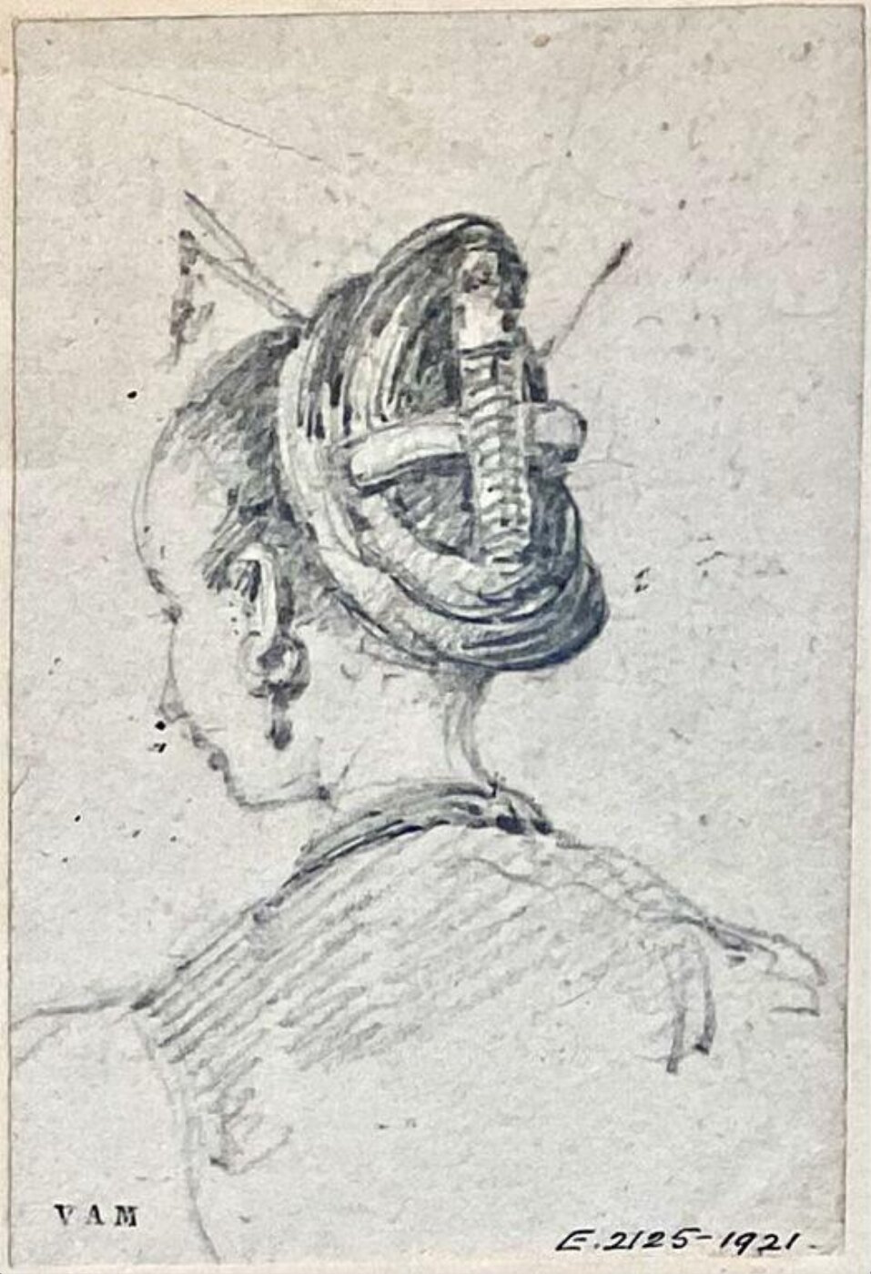 George Chinnery, A Chinese woman seen from behind