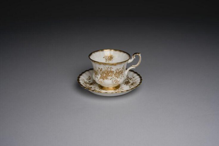 Antoinette' Tea Cup and Saucer top image
