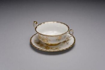 Antoinette' Soup bowl and saucer